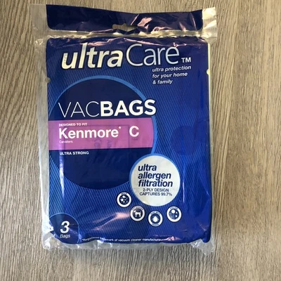  Style C Allergen Filtration Vacuum Bags Fits for Kenmore Canister Vacuums - Image 1 of 2