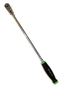 Snap On 3/8" Drive GREEN Xtra Long Flex Head Quick Release Ratchet FHRLLF80 NICE - Bild 1 von 9