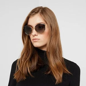 Michael Kors Damen Sonnenbrille schwarz und gold MK 1046 Kay Biscayne - Bild 1 von 5