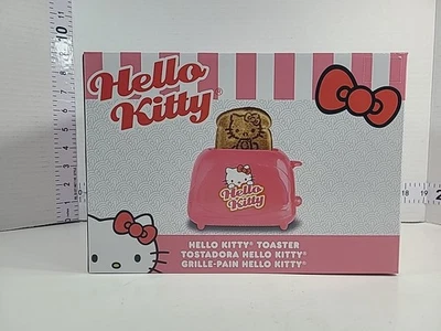 Hello Kitty Rosa Küche Toaster 2 Scheiben mit Toaststeuerung Bild auf Brot - Bild 1 von 4