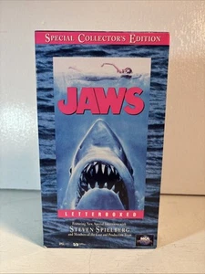 Jaws VHS Tape Special Collector's Edition Letterboxed Movie 1995 - Picture 1 of 7