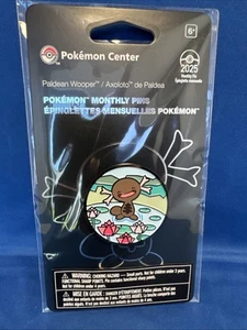2025 Habitat Monthly Pin - Paldean Wooper 1 of 12 Pokemon Center Exclusive - Picture 1 of 2
