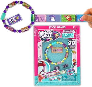STICKI ROLLS - Wearable & Shareable Sticker Toy Bracelet | Includes 70 Mini Stic - Picture 1 of 12