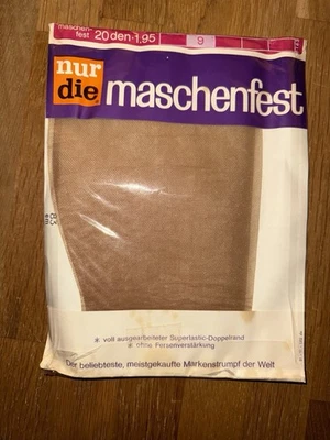 Nur Die Nylonstrümpfe Hautton Sexy Rarität Nylon Perlon Vintage Nahtlos - Bild 1 von 4