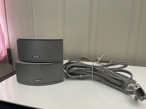 BOSE PAIR SPEAKERS AV3-2-1-III, R-L W/CABLE - FULLY FUNCTIONAL - Picture 1 of 10
