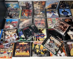 29 EMPTY CD Cases w Artwok Hip Hop Rap - NO CD's Fiend Fac Ganksta Nip, Hot Boys - Picture 1 of 17