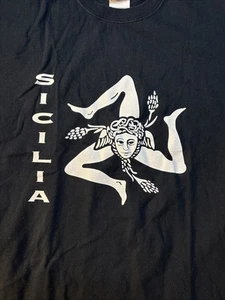 Camiseta Sicilia Negra Talla Mediana - Imagen 1 de 10