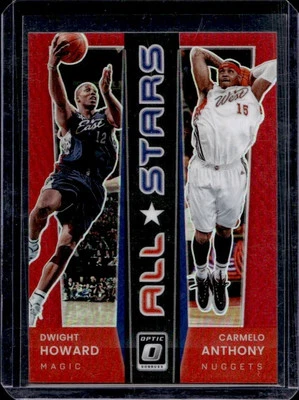 Donruss Optic Carmelo 2021 Anthony Dwight Howard #18 SN99 All Stars rojo/99 Foto 1 de 2