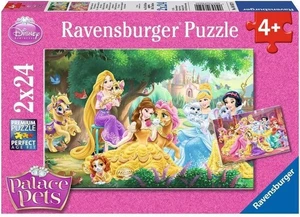 NEW Ravensburger 2x24 Pieces Jigsaw Puzzle Disney Best Friends of The Princesses - Picture 1 of 3