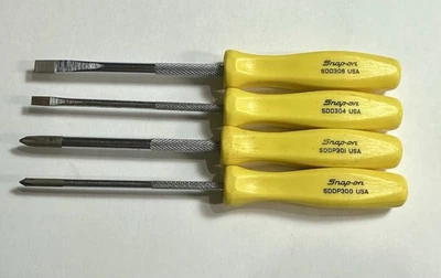 Snap On SDDX40 Yellow Hard Handle Screwdriver Set - Image 1 of 4
