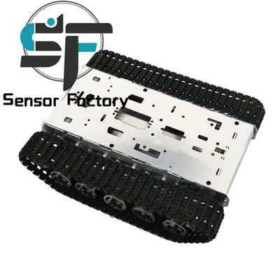 DIY Kits RC Tank Chassis Metal Tracked Robot Smart WiFi Shock Absorption 1PC New - Image 1 of 4