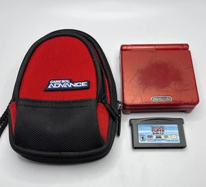 Gameboy Advance SP con gioco GBA testato funzionante rosso fiamma - Foto 1 di 9