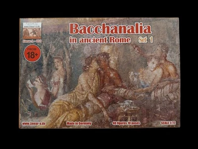 1 ensemble de figurines pour adultes au 1/72. Linear-A 088, les Bacchanales. - Photo 1/4