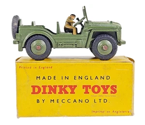 Dinky Toys Model Number 674 Military Austin Champ Green Colour With Box Packing. - Picture 1 of 16