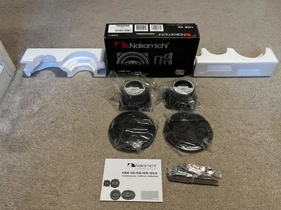 Altavoces coaxiales bidireccionales Nakamichi NSE 45 Pure Sound 4" 350 W nuevos en caja raros nuevos en caja Foto 1 de 4