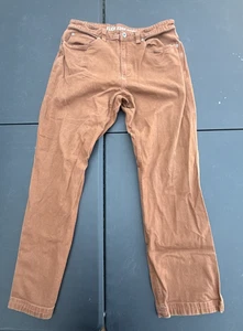 Duluth Trading Co Flex Fire Hose Pants Mens 34x30 Brick Standard Workwear Casual - Picture 1 of 9