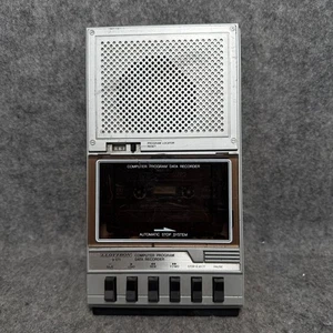 Lloytron Computer Program Data Cassette Recorder Player Silver V171 Vintage 80's - Afbeelding 1 van 11