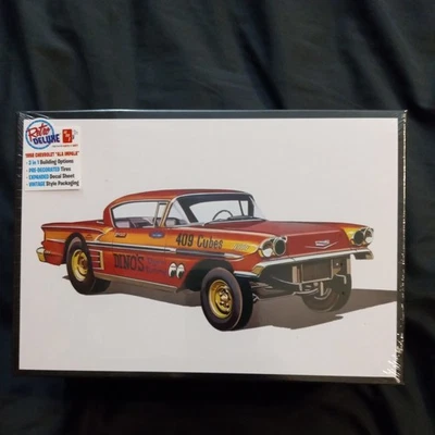 AMT 1958 Chevy Impala Hardtop "Ala Impala" 1:25 Scale Plastic Model Car Kit 1301 - Image 1 of 4