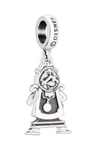 Chamilia X Disney Beauty & The Beast Cogsworth Dangle Charm Cham 925 - Picture 1 of 7