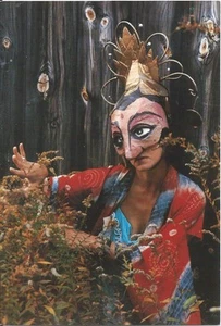 Postcard Connecticut Stonington Mystic Paper Beasts Theater Co. NrMINT Masks  - Picture 1 of 1