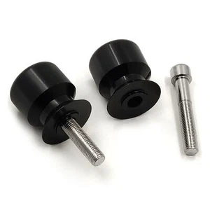 Carretes de basculante de 10 mm para Kawasaki Ninja 250 Zzr600 650R Z1000 Zrx1200 Zx12R Blac - Imagen 1 de 7