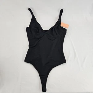 Shapewear Bodysuits for Women Tummy Control Body Suits Deep V Neck Sz L - Picture 1 of 14