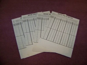 Rhyme Time Game Pieces Vintage Rhyme Time Score Pad (Loose Pages 24) - Picture 1 of 2