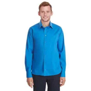 Camisa de vestir Devon & Jones Crown Collection para hombre - azul - talla 4XL - Imagen 1 de 5