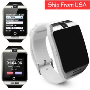 Touch Screen Smart Watch Camera Phone Call Text Music Player for Android Phones - Picture 1 of 16