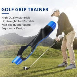 Entrenador de agarre de golf Entrenador de swing de golf Accesorio Entrenamiento Ayuda para principiantes Aire libre 1 pieza - Imagen 1 de 18