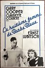 Affiche cinéma LA HUITIÈME FEMME DE BARBE BLEUE 80x120cm Poster / Ernst Lubitsch