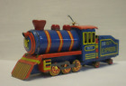Vintage Zz Germany Tinplate Penny Toy Xmas Decoration Steam Train (Bc)