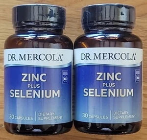 Dr. Mercola Zinc plus Selenium Dietary Supplement, 30 Capsules (Pack Of 2) - Picture 1 of 1