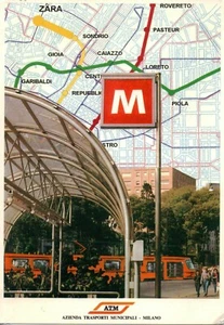 lm 092 1995 MILANO Metropolitana Inaugurazione Stazione Zara - non VG- Ed. ATM - Imagen 1 de 1