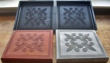 2 Giessformen für Terrassen Platten Orient 30 x 30 x 3 cm-Schalungsformen Beton