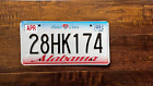 1997-2001 Alabama "Heart of Dixie" License Plate Licence Tag Expired April 1999