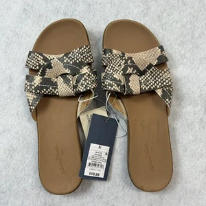 Neu Universal Thread Schlangenmuster Slipper Pantoletten Sandalen Größe 5,5 - Bild 1 von 2