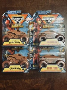Monster Jam Mystery Mudders 1:64 Series 1 Marvel Iron Man Color Truck NEW 2024 - Picture 1 of 3