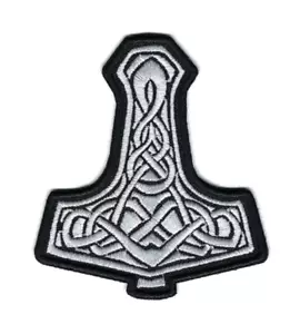 Thor's Hammer Patch | Mjolnir Viking Norse Mythology Thunder God Mjölnir Logo - Picture 1 of 1