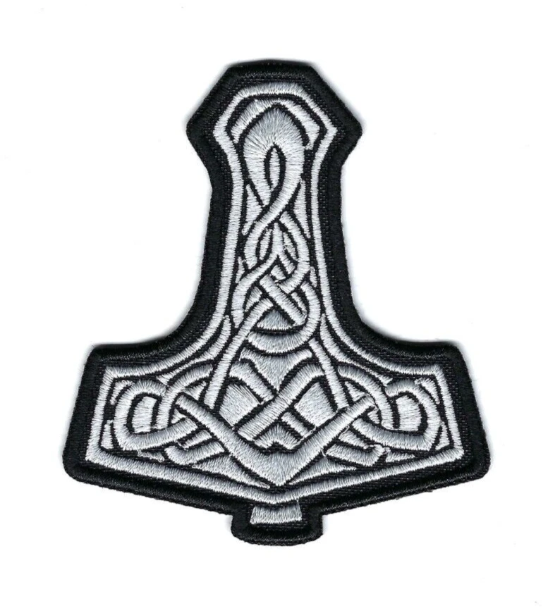 Thor's Hammer Patch | Mjolnir Viking Norse Mythology Thunder God Mjölnir Logo - Image 1 of 1