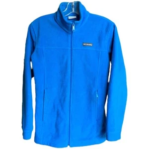 Columbia Kids Youth Fleece Jacket Zip Up Blue Size Large 14/16 - Picture 1 of 8