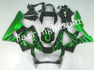 Kit de carenado por inyección ABS apto para 2000 CBR929RR negro caramelo verde llamas - Imagen 1 de 5