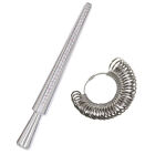 Metal Ring Sizer Guage Mandrel Finger Sizing Measure Stick Standard Jewelry Tool For Sale
