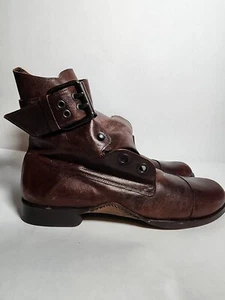 Stivali Bruno Bordese in pelle marrone, taglia 42, vendita al dettaglio $445 - Foto 1 di 13