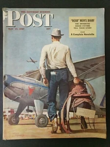 1947 17. MAI DIE SAMSTAGABENDPOST ZEITSCHRIFT - ILLUSTRIERTER UMSCHLAG - Bild 1 von 3