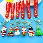 Children Gifts 3D Tree Elk Snowman Keyring Pendant Merry Christmas KeychaiS5