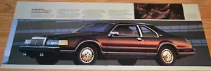 Lincoln Mark VII 1987 LSC anuncio de distribuidor original 87 cuarzo rosa - Imagen 1 de 1