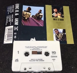 Eric B & Rakim Cassette Tape Follow the Leader 1988 Uni Records Rap Hip Hop '80s - Picture 1 of 7