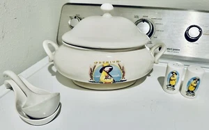 Sopera Nabisco MCM 70 de colección con cuchara, reposacuchara y salero y pimentero - Imagen 1 de 12