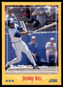 Puntuación George Bell Toronto Blue Jays 1988 #540 - Imagen 1 de 2